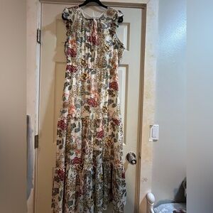 NY Collection Floral Print Dress